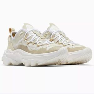 Sorel kinetic breakthru tech lace sneaker chalk white 7.5 NWOB